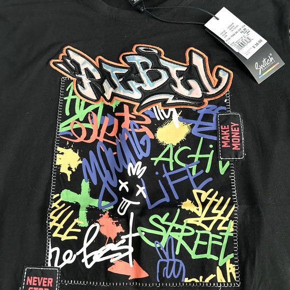 “NWT” SWITCH  REMARKABLE SIGNATURE TSHIRT - Picture 2 of 8